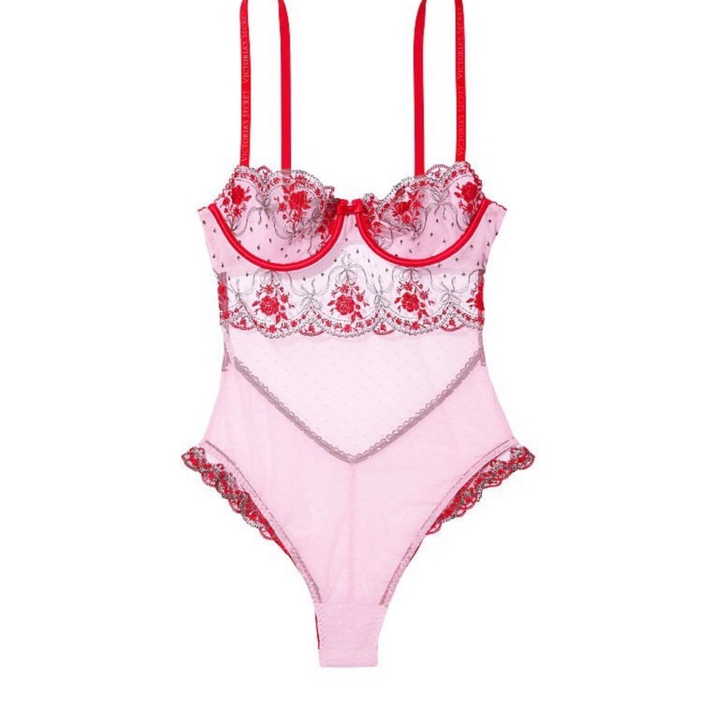 Victorias Secret Lingerie Rosebud Dot Wicked Teddy